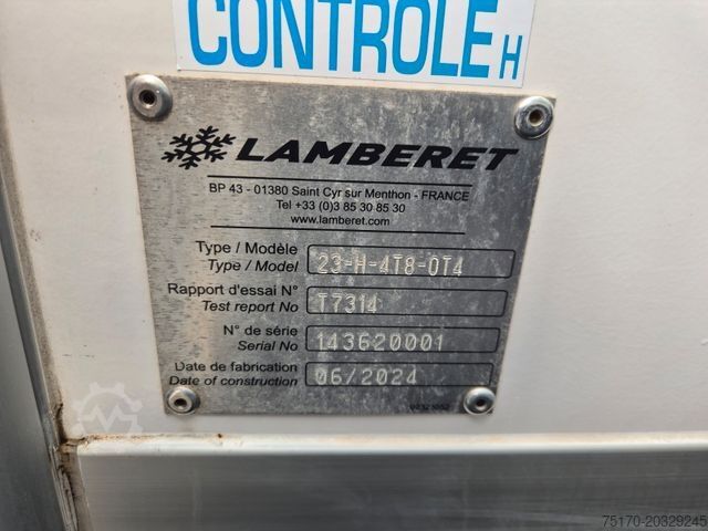 रेफ्रिजरेटेड ट्रक IVECO AD190S40/FP Lamberet Mitsubishi LBW Tür AHK