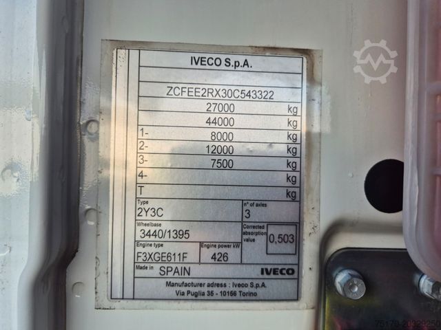 משאית מנוף IVECO AS280X58Y/ PS ON Meiller AK 16. T Funk AHK Cam