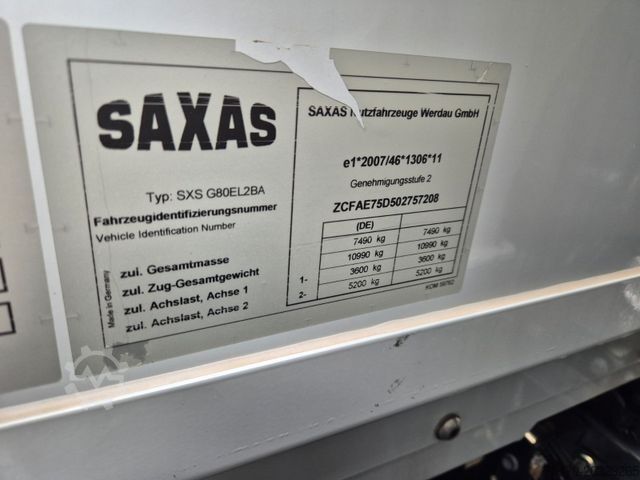 Фургон с брезентова завеса IVECO Eurocargo ML75E19/P LBW  Spoiler Klima 3 Sitze