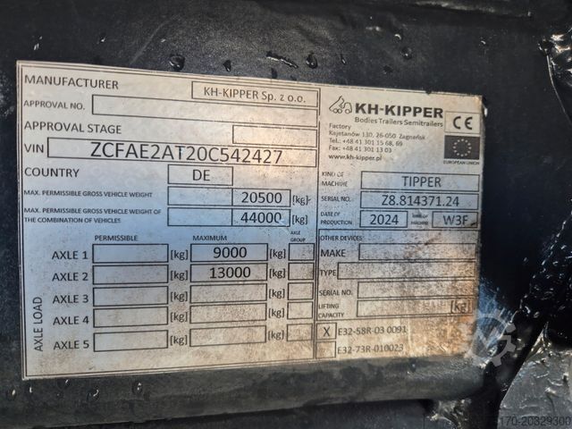 Самосвален камион IVECO AD200X46/P HR OFF Palfinger PK 12.501 Funk AHK