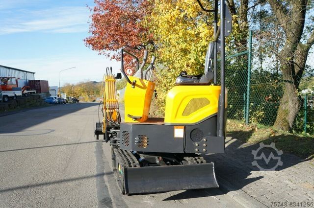 Penggali mini Microbagger 1T Anhänger Minidumper Löffelpaket