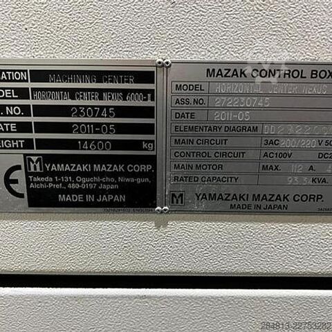  Mazak HCN-6000
