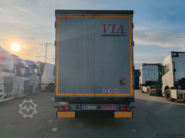 Open oplegger met zeil KÖGEL S24-1