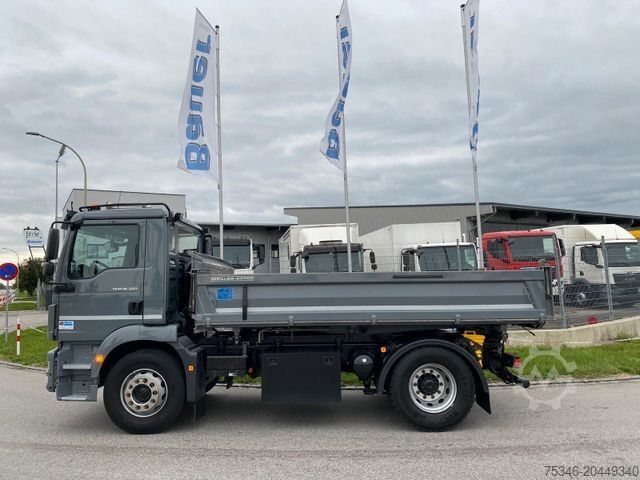 Tristrani prekucnik MAN TGM 18.320 BL/Meiller/Kipper/NL 10,7to/nur59 tkm