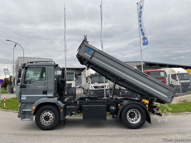 Tristrani prekucnik MAN TGM 18.320 BL/Meiller/Kipper/NL 10,7to/nur59 tkm