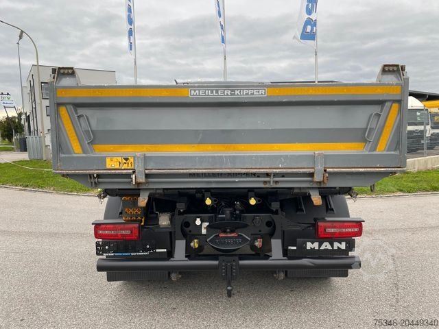 Tristrani prekucnik MAN TGM 18.320 BL/Meiller/Kipper/NL 10,7to/nur59 tkm