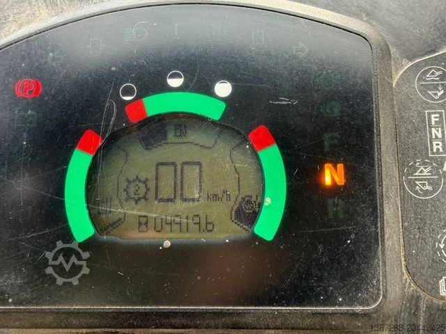 جرافة ذات عجلات CATERPILLAR 908H2 / Deutsche Maschine / Schaufel + Gabel