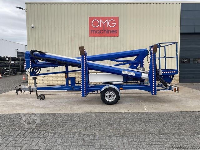 2002 Niftylift 170 HDE, причіпний підйомник, 17 метрів Niftylift 170 HDE, Aanhanger hoogwerker, 17 meter