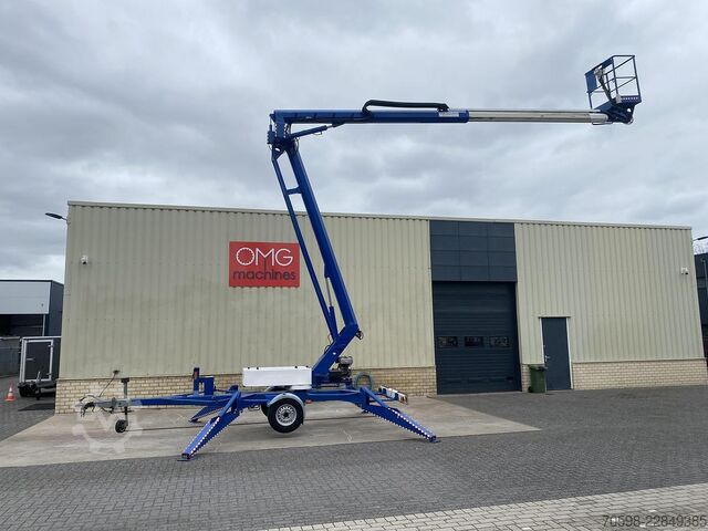 2002 Niftylift 170 HDE, причіпний підйомник, 17 метрів Niftylift 170 HDE, Aanhanger hoogwerker, 17 meter