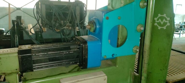 Palettenherstellungsmaschine Weimer Stapelautomat UPHS und Eckensägen