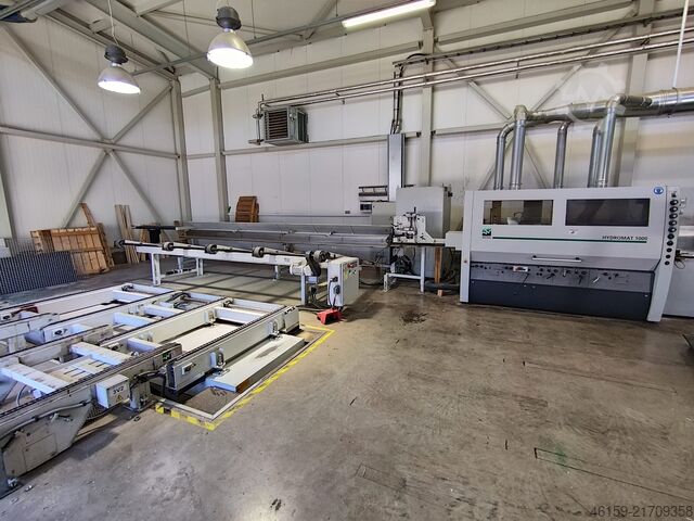 Mouldere Weinig E3 infeed + A3 outfeed