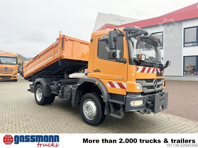 משאית עפר Mercedes-Benz Atego 1624 AK 4x4, Winterdienstausstattung,