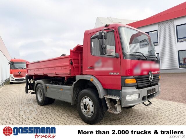 Camião basculante Mercedes-Benz Atego 1523 AK 4x4, Heckkran Hiab 085-3,