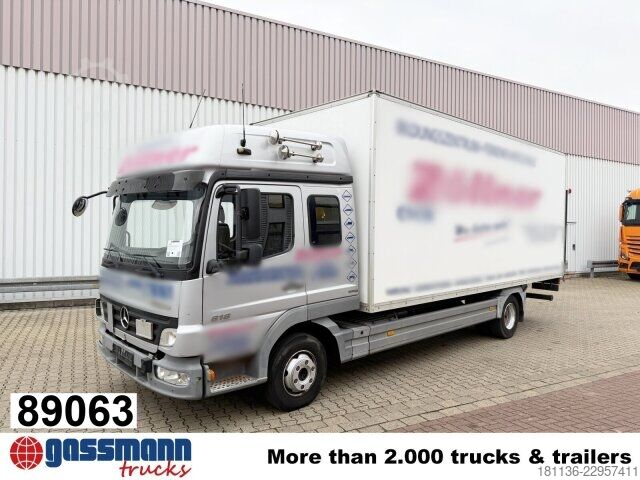 Furgão fechado Mercedes-Benz Atego 818 4x2, Fahrschulausstattung, Sörensen