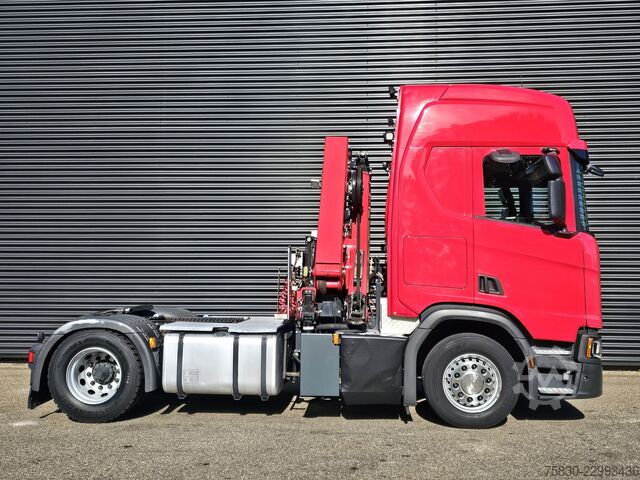 Scania Scania R500 HMF 19 tm KRAAN / KRAAN / RETARDER Scania Scania R500 HMF 19 tm CRANE / KRAN / RETARDER