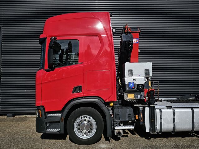 Scania Scania R500 HMF 19 tm KRAAN / KRAAN / RETARDER Scania Scania R500 HMF 19 tm CRANE / KRAN / RETARDER