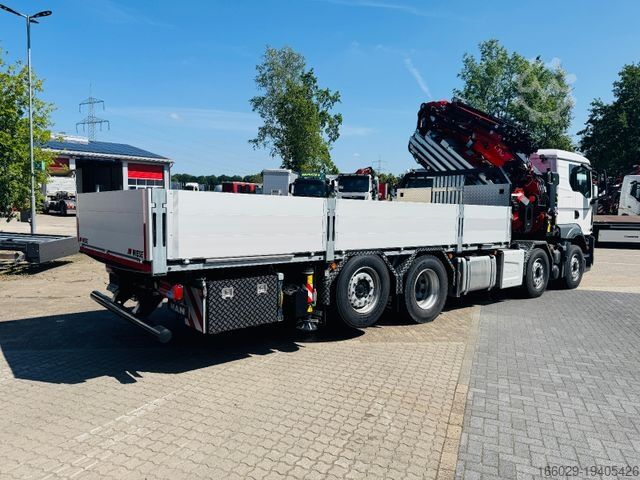 Grue montée sur camion MAN MAN TGS 32.510 mit F710 Frontkran sofort