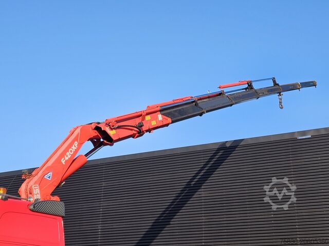 Iekraušanas platforma Volvo FM 410 6x2 / FASSI 42 t/m CRANE / KRAN
