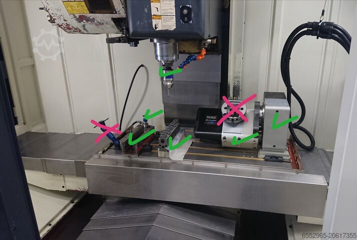 Vertikálne obrábacie centrum POS POSmill C 1050 inkl. Lehmann 4./5. Achse