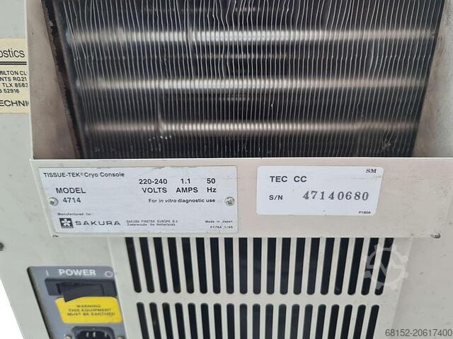 Tissue-Tek TEC 4715 Embedding centre with Cryo console Coldplate Embedding Center Tissue-Tek