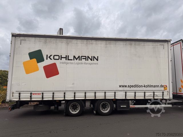 Отворена ремарке със строшен брезент WECON APZ 218