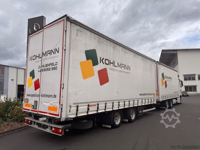 Отворена ремарке със строшен брезент WECON APZ 218