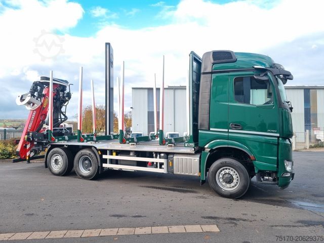 Kamion za prijevoz drva MERCEDES-BENZ Arocs 2551 L 6x2/4 HAD Palfinger Epsilon TZ12
