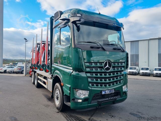 Kamion za prijevoz drva MERCEDES-BENZ Arocs 2551 L 6x2/4 HAD Palfinger Epsilon TZ12