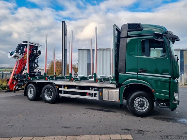 Kamion za prijevoz drva MERCEDES-BENZ Arocs 2551 L 6x2/4 HAD Palfinger Epsilon TZ12