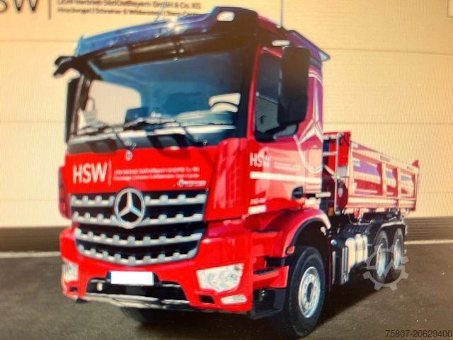 Autocamion basculant tridirecțional MERCEDES-BENZ Arocs  2648 6x4 Dautel Bordmatik Retarder