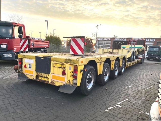 Matala lavettipuoliperävaunu NOOTEBOOM Tiefladesattelauflieger Euro-78-04 Tiefladeraufl