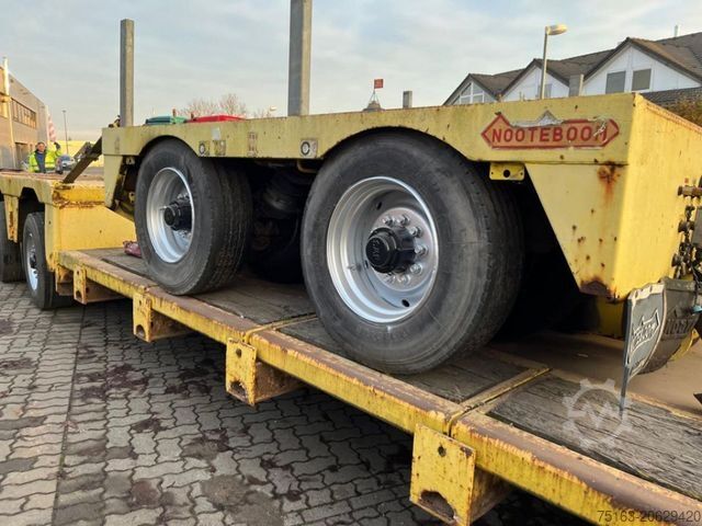 Matala lavettipuoliperävaunu NOOTEBOOM Tiefladesattelauflieger Euro-78-04 Tiefladeraufl