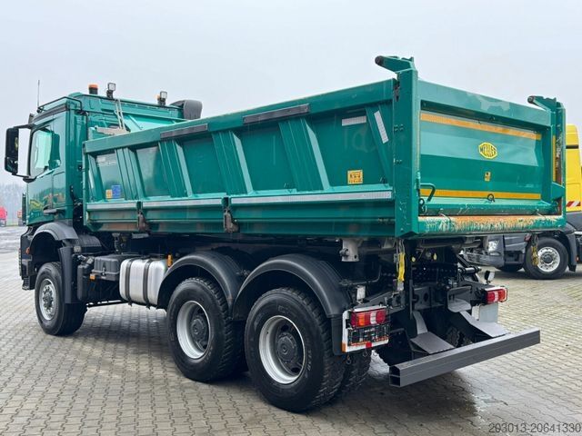 Трехсторонний самосвал MERCEDES-BENZ Arocs 3351 6x6 Kipper Bordmatic Meiller