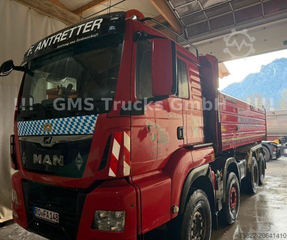 Tresidig tippbil MAN TGS 35.500 / 8X4 / Meiller Bordmatik
