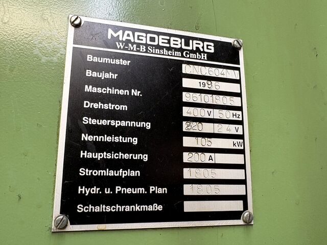  Magdeburg CNC 604 MV