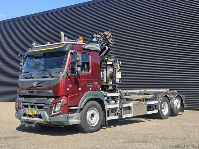 Cable system Volvo FMX 330 6x2*4 / HIAB CRANE KRAN / CONTAINER SYSTEM