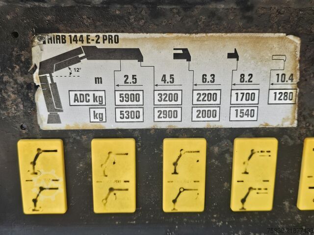 Cable system Volvo FMX 330 6x2*4 / HIAB CRANE KRAN / CONTAINER SYSTEM