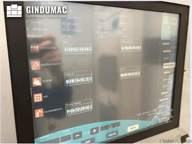 Máquina de corte a laser de fibra Prima Power Rapido