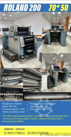 Prensa de impresión offset رولند رولند