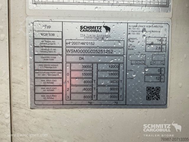 Refriģeratora puspiekabe Schmitz Cargobull Tiefkühler Standard Doppelstock