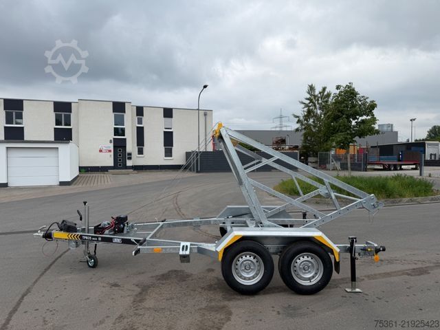 Reboque LORRIES Kabeltransport Anhänger 3,5 t mit el. Winde