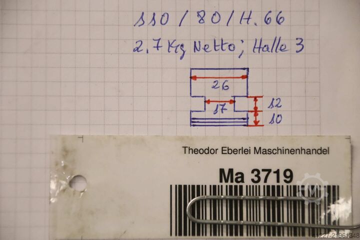 Interchangeable jaws unbekannt Breite 26 mm