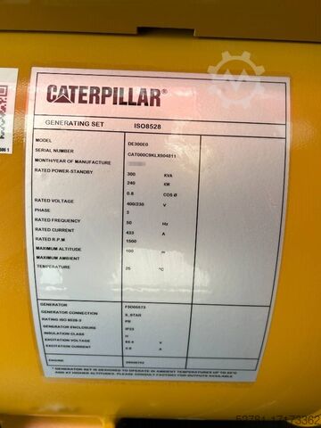 Aggregat Caterpillar DE300E0 - C9 - 300 kVA Generator - DPX-18021