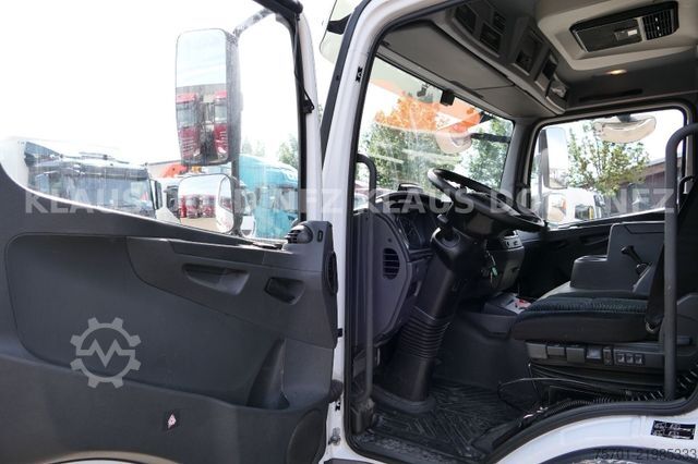 รถบรรทุกพื้นเรียบพร้อมผ้าใบคลุม MERCEDES-BENZ Atego 1530 Pritsche Plane Standklima LBW Euro 6