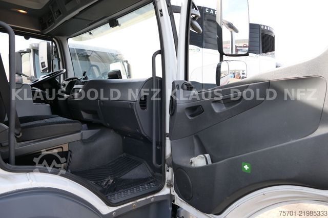 รถบรรทุกพื้นเรียบพร้อมผ้าใบคลุม MERCEDES-BENZ Atego 1530 Pritsche Plane Standklima LBW Euro 6