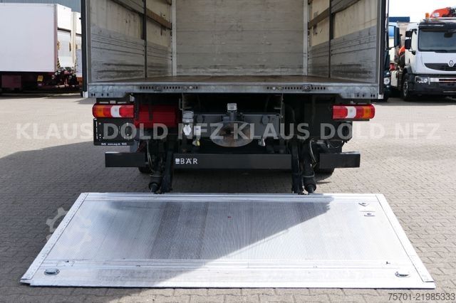 รถบรรทุกพื้นเรียบพร้อมผ้าใบคลุม MERCEDES-BENZ Atego 1530 Pritsche Plane Standklima LBW Euro 6