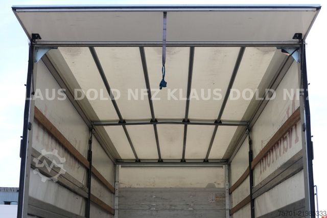 รถบรรทุกพื้นเรียบพร้อมผ้าใบคลุม MERCEDES-BENZ Atego 1530 Pritsche Plane Standklima LBW Euro 6