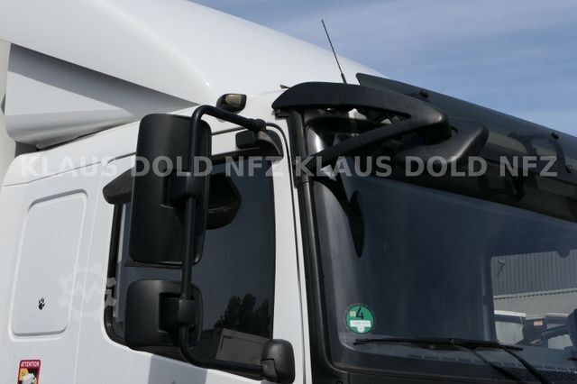 รถบรรทุกพื้นเรียบพร้อมผ้าใบคลุม MERCEDES-BENZ Atego 1530 Pritsche Plane Standklima LBW Euro 6