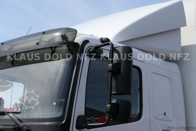 รถบรรทุกพื้นเรียบพร้อมผ้าใบคลุม MERCEDES-BENZ Atego 1530 Pritsche Plane Standklima LBW Euro 6