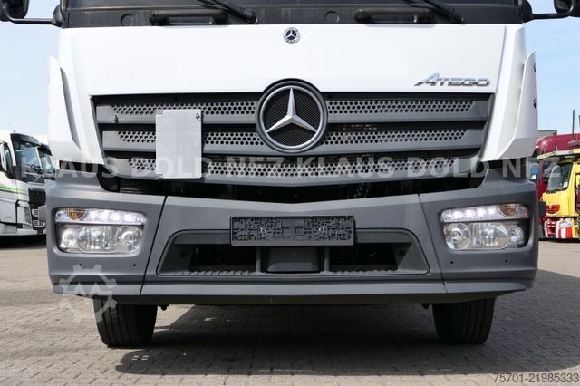 รถบรรทุกพื้นเรียบพร้อมผ้าใบคลุม MERCEDES-BENZ Atego 1530 Pritsche Plane Standklima LBW Euro 6